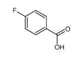 4-fluorobenzoic acid结构式