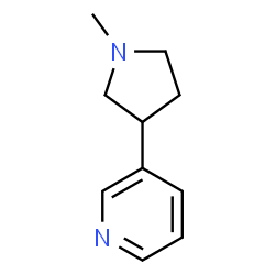 Pyridine, 3-[(3R)-1-methyl-3-pyrrolidinyl]- (9CI)结构式