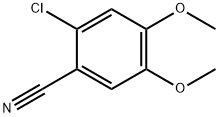 2-chloro-4,5-dimethoxybenzonitrile structure