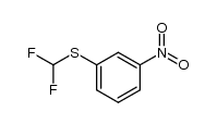 Difluormethyl-[3-nitro-phenyl]-sulfid结构式