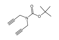 Carbamic acid, N,N-di-2-propyn-1-yl-, 1,1-dimethylethyl ester Structure