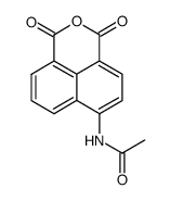 4-acetylaminonaphthalic-1,8-anhydride Structure