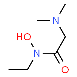 Acetamide, 2-(dimethylamino)-N-ethyl-N-hydroxy- (9CI) structure