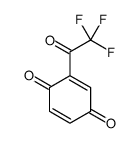 2,5-Cyclohexadiene-1,4-dione, 2-(trifluoroacetyl)- (9CI) structure