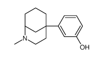 (-)-5-m-hydroxyphenyl-2-methylmorphan结构式