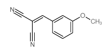 Propanedinitrile,2-[(3-methoxyphenyl)methylene]- Structure