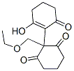 2-(Ethoxymethyl)-2-(2-hydroxy-6-oxo-1-cyclohexen-1-yl)-1,3-cyclohexanedione structure