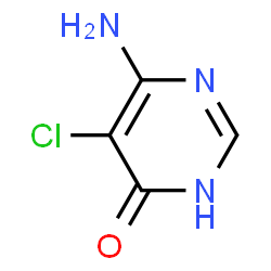 4(1H)-Pyrimidinone, 6-amino-5-chloro- (9CI)结构式