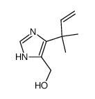 1H-Imidazole-5-methanol,4-(1,1-dimethyl-2-propen-1-yl)- Structure