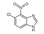 1H-Benzimidazole,5-chloro-4-nitro-(9CI)结构式