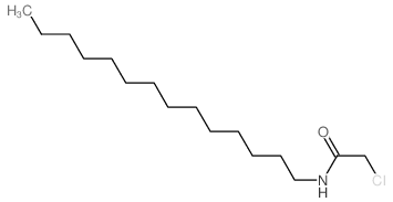 2-chloro-N-tetradecyl-acetamide Structure