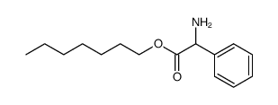 Phenyl-glycin-heptylester Structure