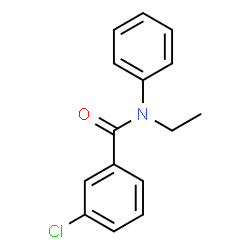 3-Chloro-N-ethyl-N-phenylbenzamide结构式