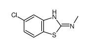 2-Benzothiazolamine,5-chloro-N-methyl-(9CI) structure