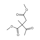 2-acetyl-2-methyl-succinic acid dimethyl ester结构式