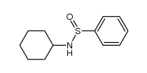 N-cyclohexylbenzenesulfinamide Structure