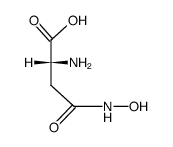 D-ASPARTIC ACID B-HYDROXAMATE*CRYSTALLIN结构式