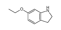 6-ethoxy-2,3-dihydroindole结构式