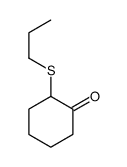 2-propylsulfanylcyclohexan-1-one Structure