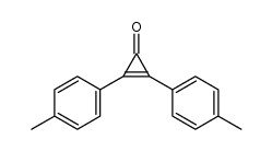 2,3-bis(4-methylphenyl)-2-cyclopropen-1-one Structure