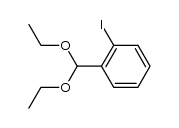 o-iodobenzaldehyde diethyl acetal Structure