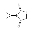 3-cyclopropyl-2-sulfanylidene-thiazolidin-4-one结构式