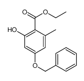 ethyl 2-hydroxy-6-methyl-4-phenylmethoxybenzoate Structure