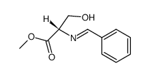 N-benzylidene-L-serine methyl ester结构式