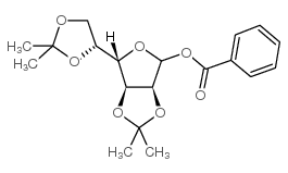 [6-(2,2-dimethyl-1,3-dioxolan-4-yl)-2,2-dimethyl-3a,4,6,6a-tetrahydrofuro[3,4-d][1,3]dioxol-4-yl] benzoate结构式