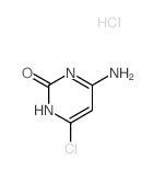 4-amino-6-chloro-1H-pyrimidin-2-one structure