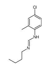 N'-butyl-N-(4-chloro-2-methylphenyl)methanimidamide Structure
