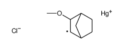 chloro-(2-methoxy-3-bicyclo[2.2.1]heptanyl)mercury结构式
