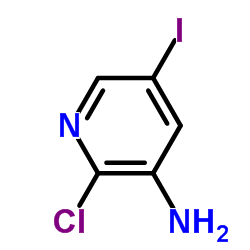 3-氨基-2-氯-5-碘吡啶结构式