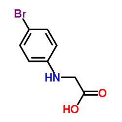 N-(4-Bromophenyl)glycine Structure