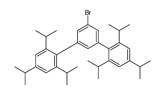 2-[3-bromo-5-[2,4,6-tri(propan-2-yl)phenyl]phenyl]-1,3,5-tri(propan-2-yl)benzene Structure