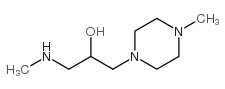 1-(METHYLAMINO)-3-(4-METHYLPIPERAZIN-1-YL)-2-PROPANOL structure