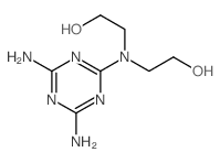 Ethanol,2,2'-[(4,6-diamino-1,3,5-triazin-2-yl)imino]bis- (9CI) Structure