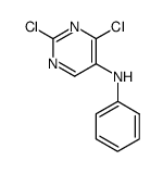 (2,4-dichloro-pyrimidin-5-yl)-phenyl-amine Structure