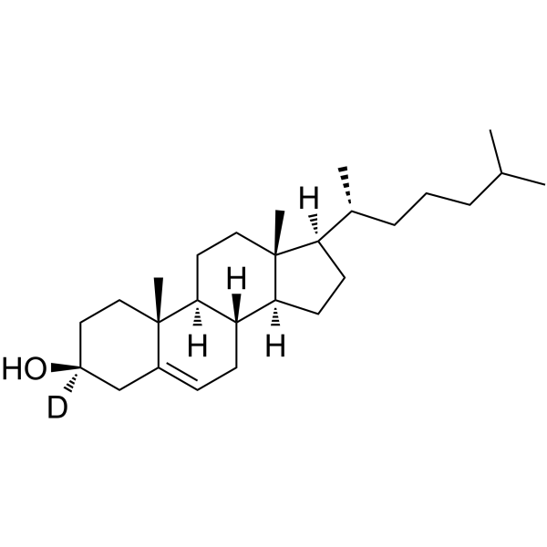 胆固醇-3-D1结构式