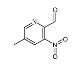 5-methyl-3-nitropyridine-2-carbaldehyde Structure