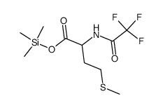 N-(Trifluoroacetyl)-L-methionine trimethylsilyl ester structure