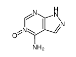 5-oxy-1(2)H-pyrazolo[3,4-d]pyrimidin-4-ylamine Structure