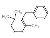 (2,6,6-trimethyl-1-cyclohexenyl)methylbenzene结构式