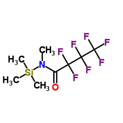 N-Methyl-N-trimethylsilylheptafluorobutyramide Structure