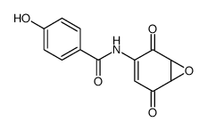 Benzamide, N-(2,5-dioxo-7-oxabicyclo[4.1.0]hept-3-en-3-yl)-4-hydroxy- (9CI)结构式