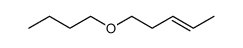 (E)-5-Butoxy-2-pentene结构式