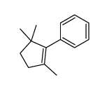 (2,5,5-trimethylcyclopenten-1-yl)benzene Structure