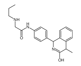 N-[4-(4-methyl-3-oxo-2,4-dihydro-1H-isoquinolin-1-yl)phenyl]-2-(propylamino)acetamide结构式