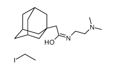 N-(2-(DIMETHYLAMINO)ETHYL)-1-ADAMANTANEACETAMIDE ETHYL IODIDE结构式