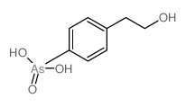 [4-(2-hydroxyethyl)phenyl]arsonic acid结构式